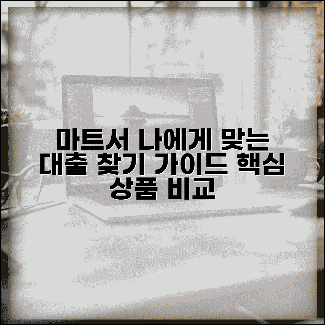 대출 상품 비교 가이드 | 마트에서 나에게 맞는 대출 찾기