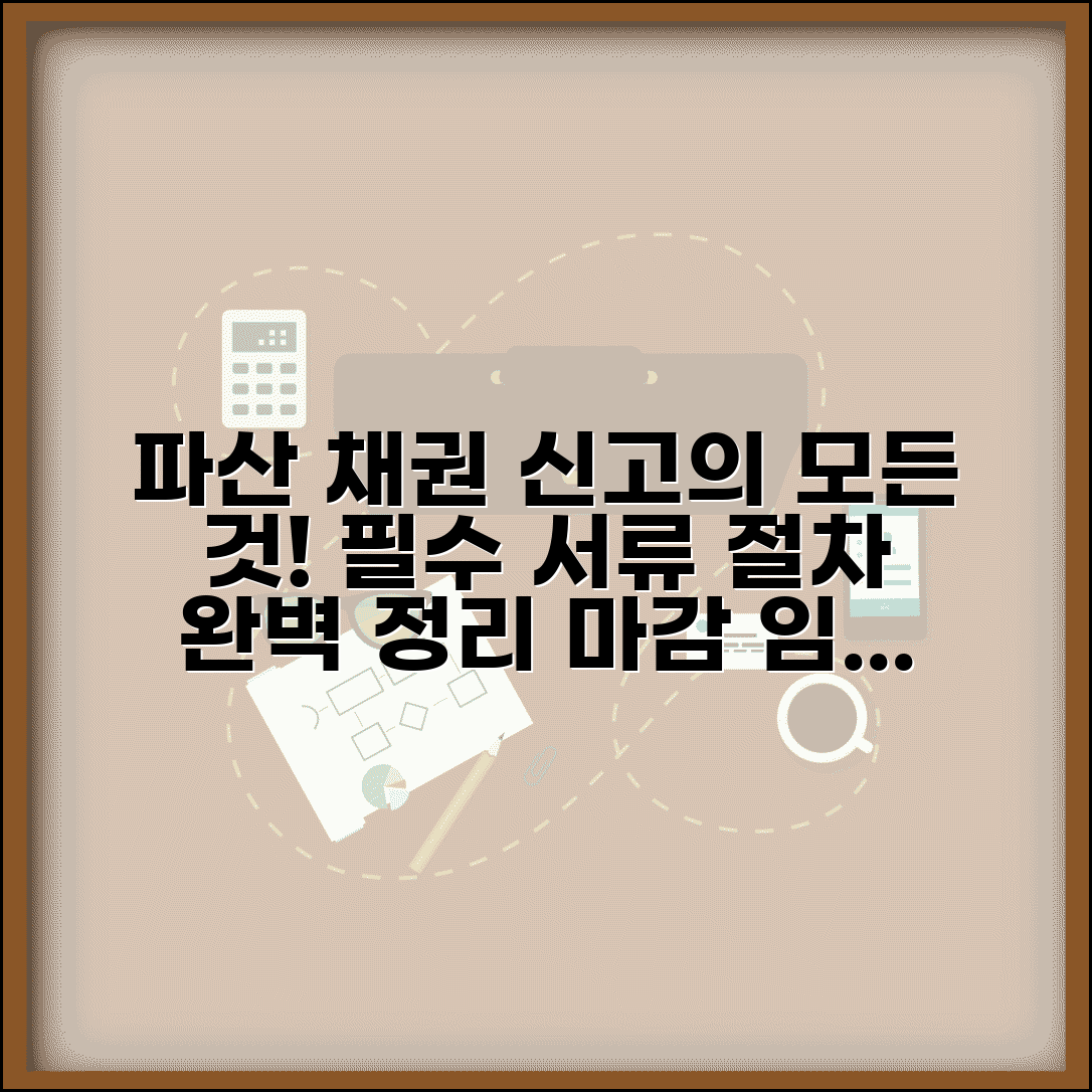 파산채권신고서 작성법 | 신고 기한 | 필요서류 | 작성요령 | 제출방법 | 심사 절차