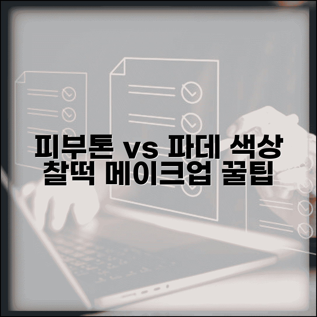 피부톤 맞지 않는 파운데이션 써도 괜찮나요 | 파운데이션 색상 | 피부톤 | 메이크업