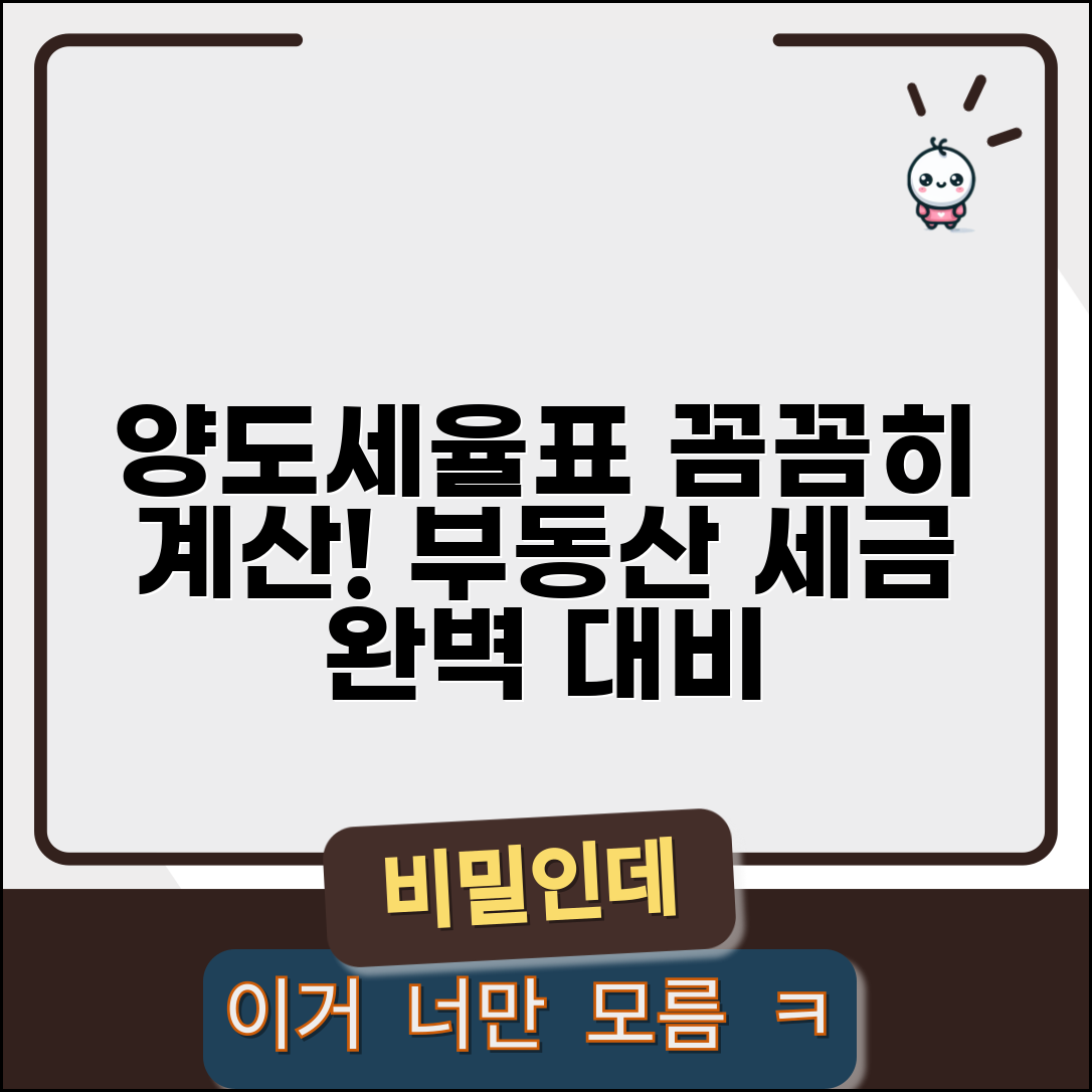 부동산 양도세율표 계산 | 부동산 양도소득세율표 적용