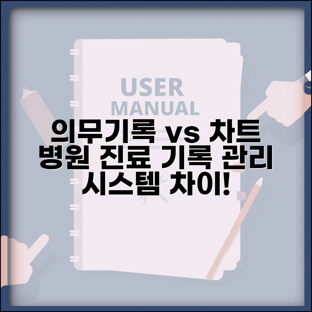 의원 병원 진료 기록 | 의무기록 관리 + 차트 시스템 차이