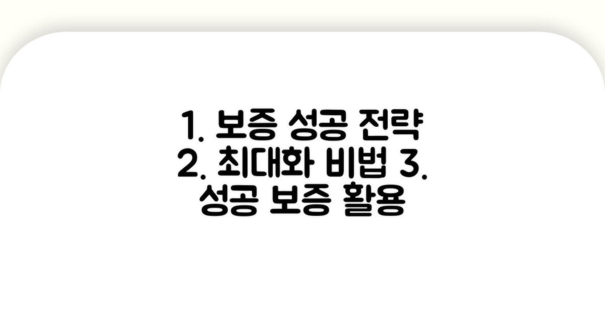 성공적인 보증 활용 전략