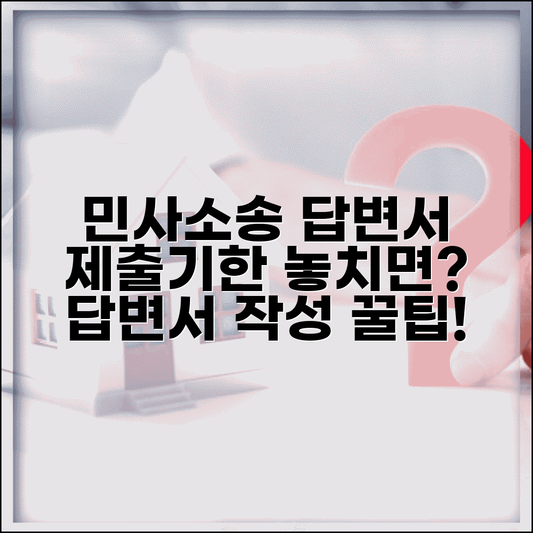민사소송 답변서 제출기한 | 민사소송 답변서 제출 마감일과 작성 요령