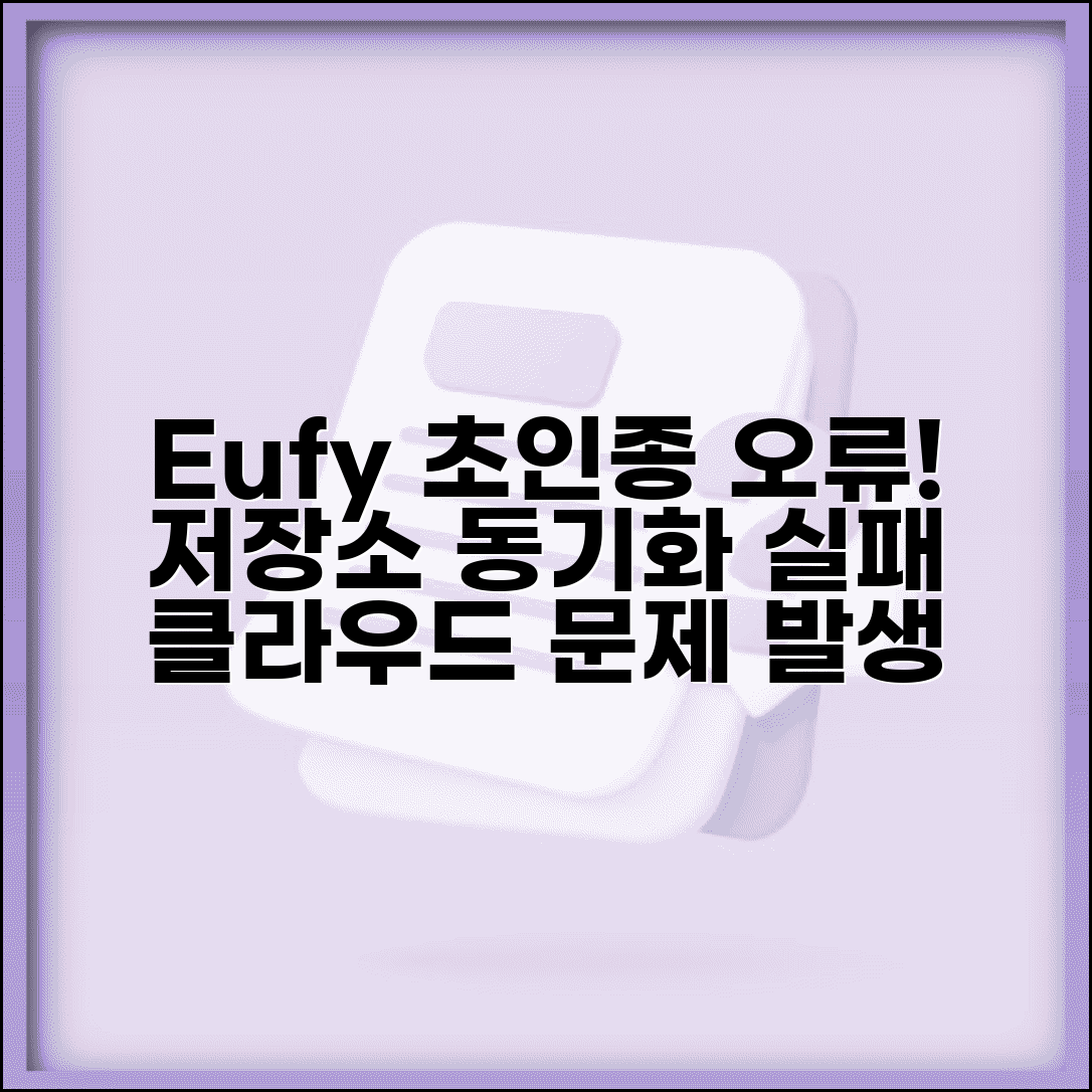 Eufy 초인종 클라우드 오류 | 유피 초인종 저장소 동기화 실패