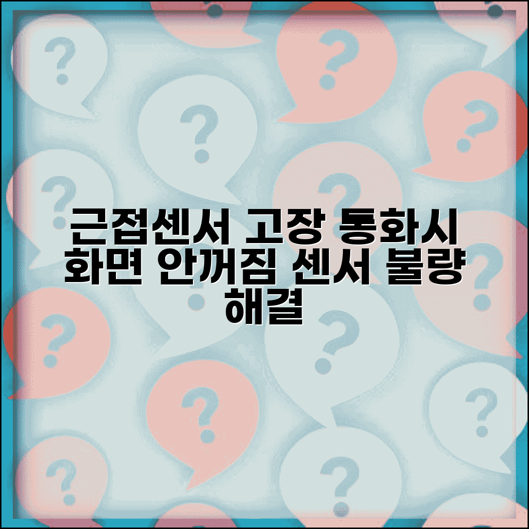 핸드폰 근접센서 먹통 | 통화 중 화면 안꺼짐 센서 불량