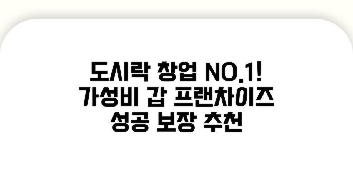 도시락 창업 유망 프랜차이즈 추천