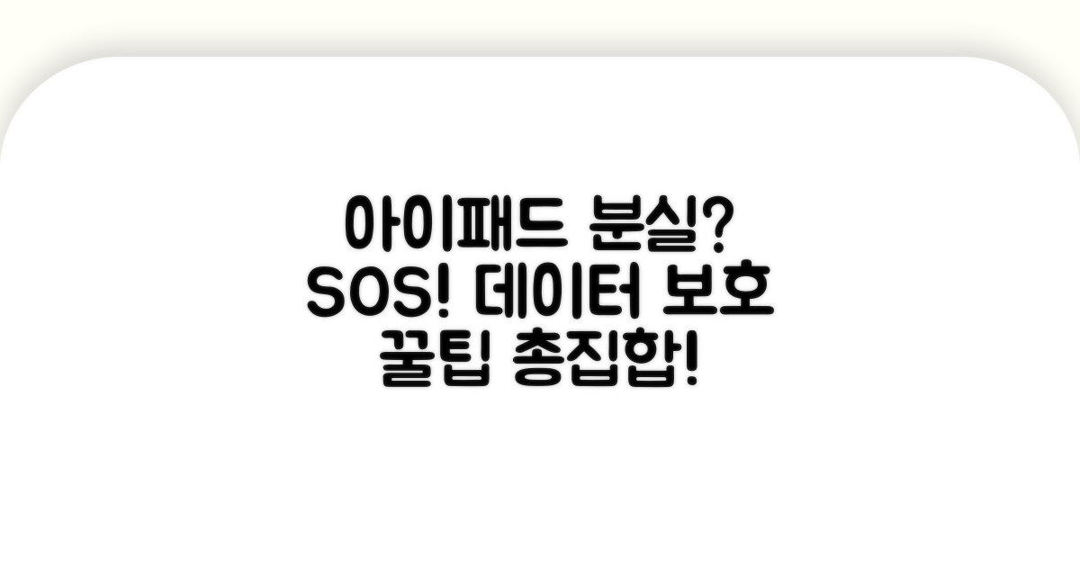 아이패드 찾기 & 데이터 보호 꿀팁