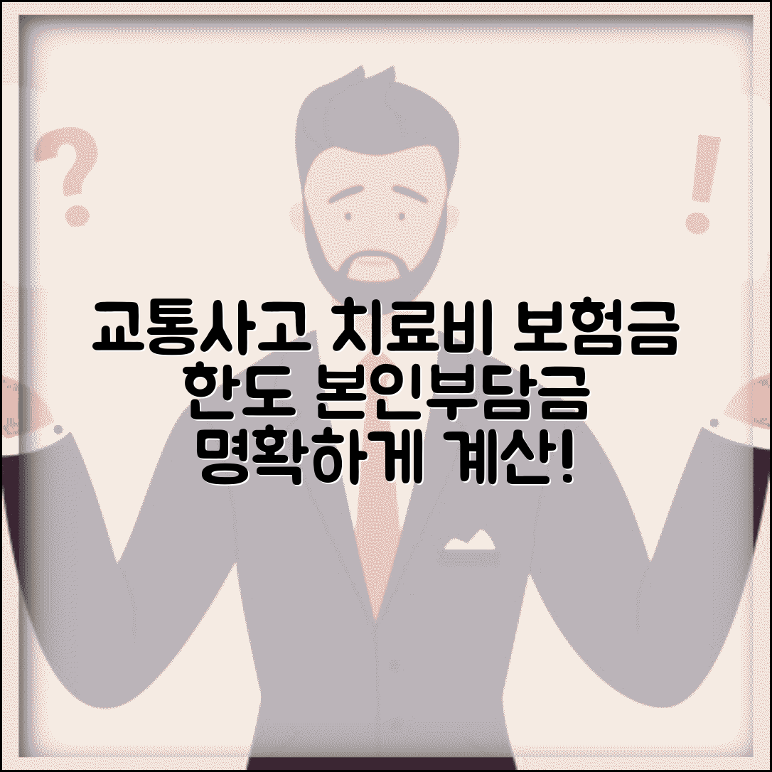 교통사고 치료비 지급 한도 | 자동차보험 의료비 한도와 본인부담금 계산