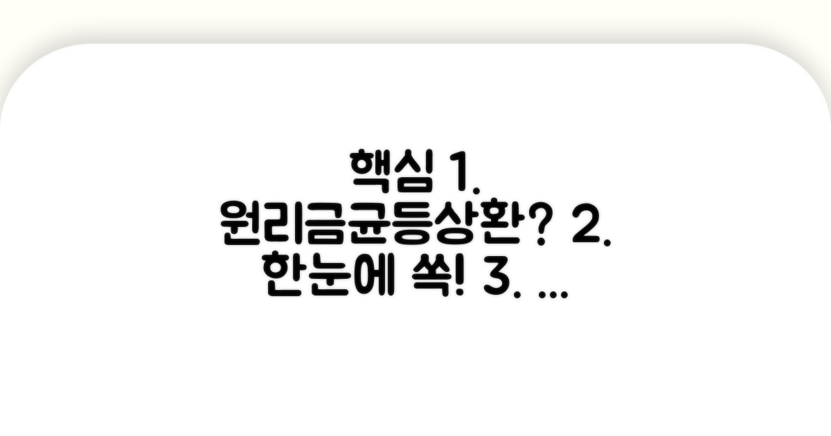 원리금균등상환 쉬운 이해