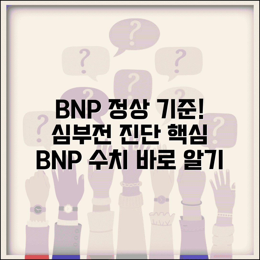 BNP 정상 수치 심부전 표지자 | BNP 수치 심부전 진단 기준