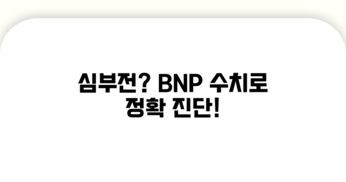 심부전 진단 기준: BNP 수치 해석