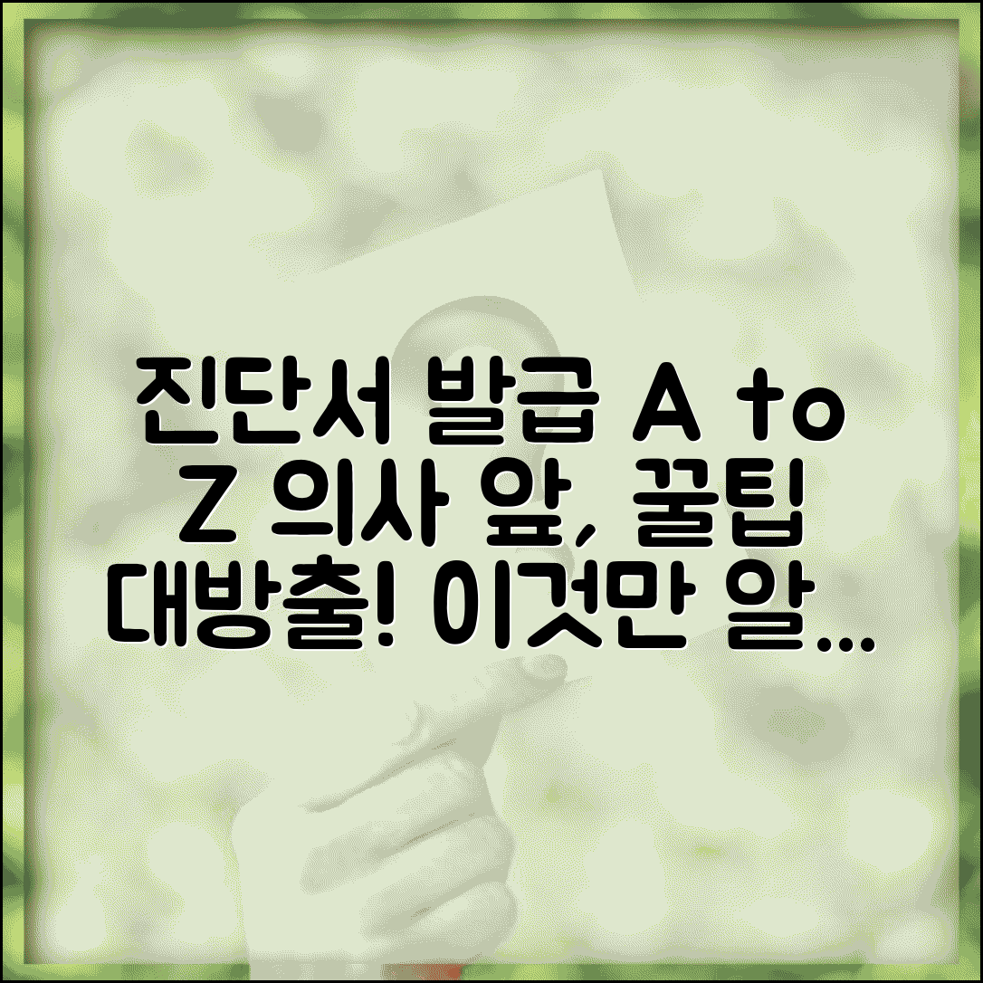 진단코드 확인서 제대로 받는 법 | 의사에게 요청할 때 알아둘 점