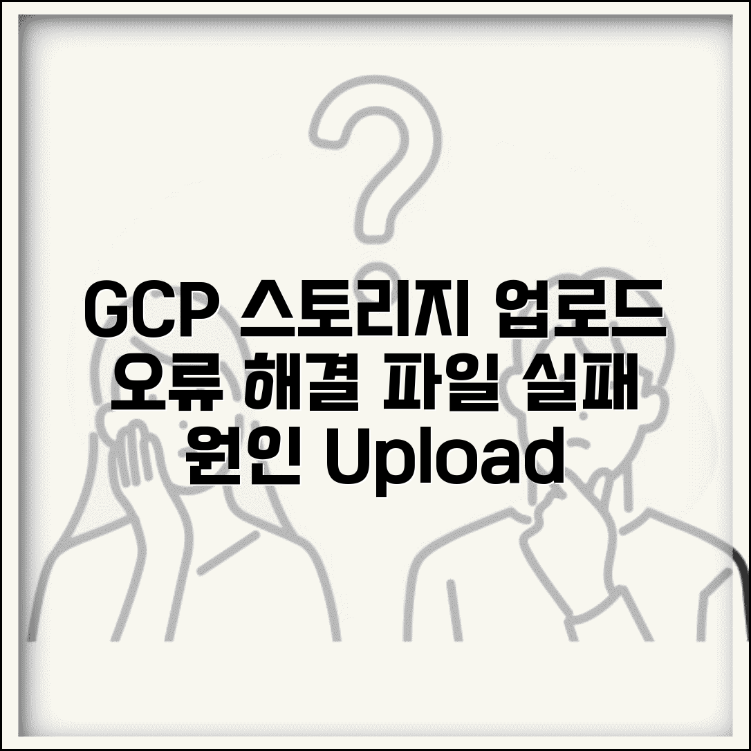 Google Cloud Storage 업로드 오류 해결 방법 | GCP 스토리지 파일 업로드 실패 원인 및 조치