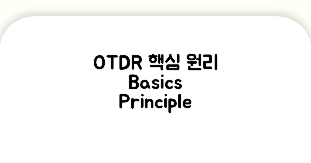 OTDR 기본 개념과 원리